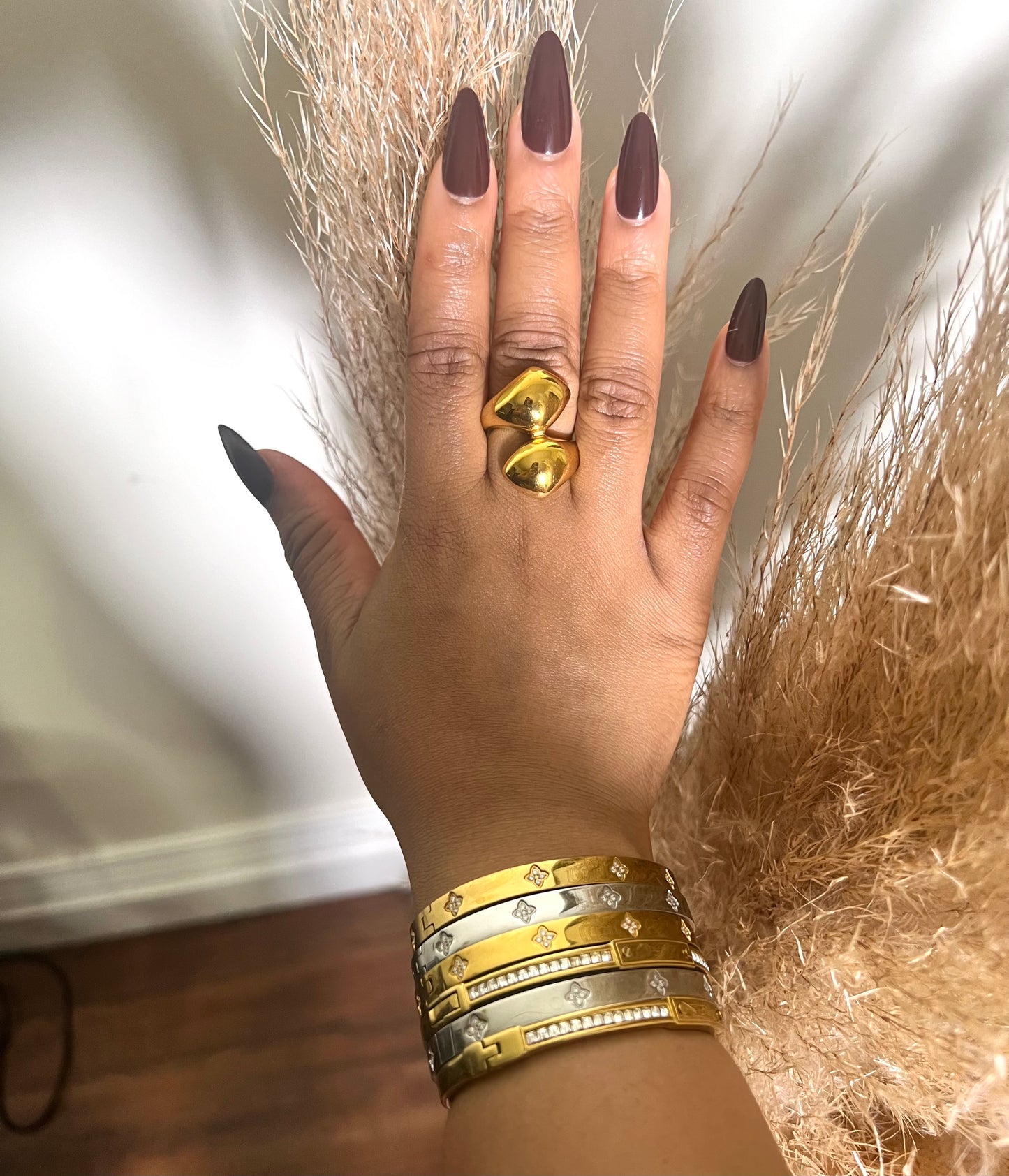 Beau Chunky Statement Gold Ring