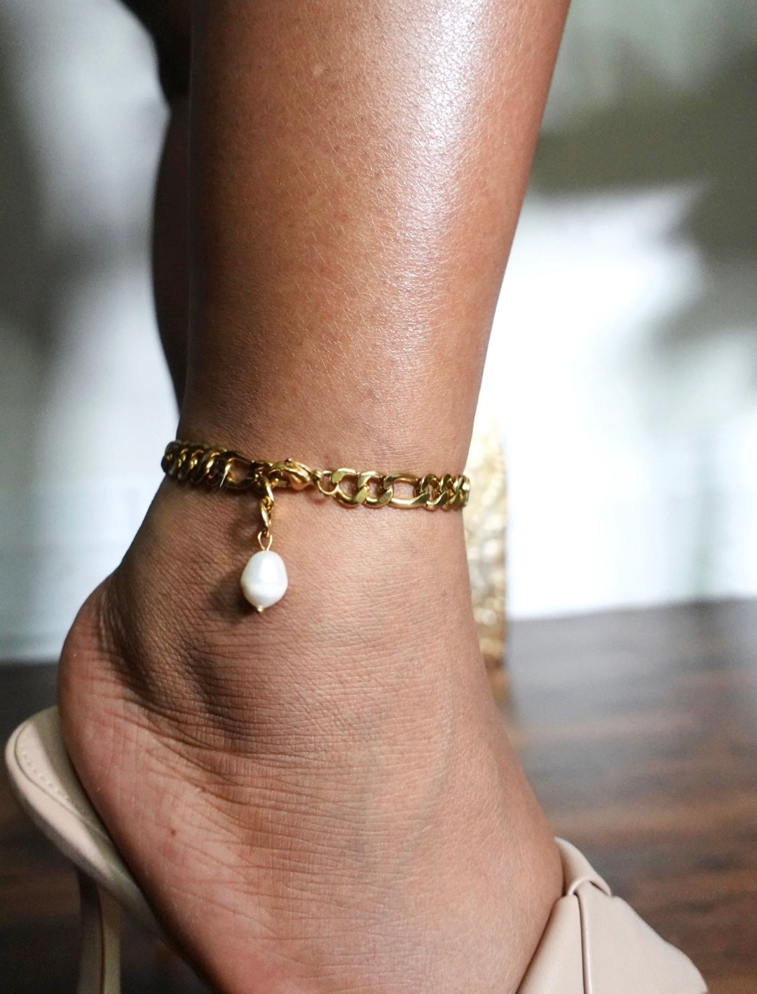 Adepa Chunky Figaro Hardware Anklet