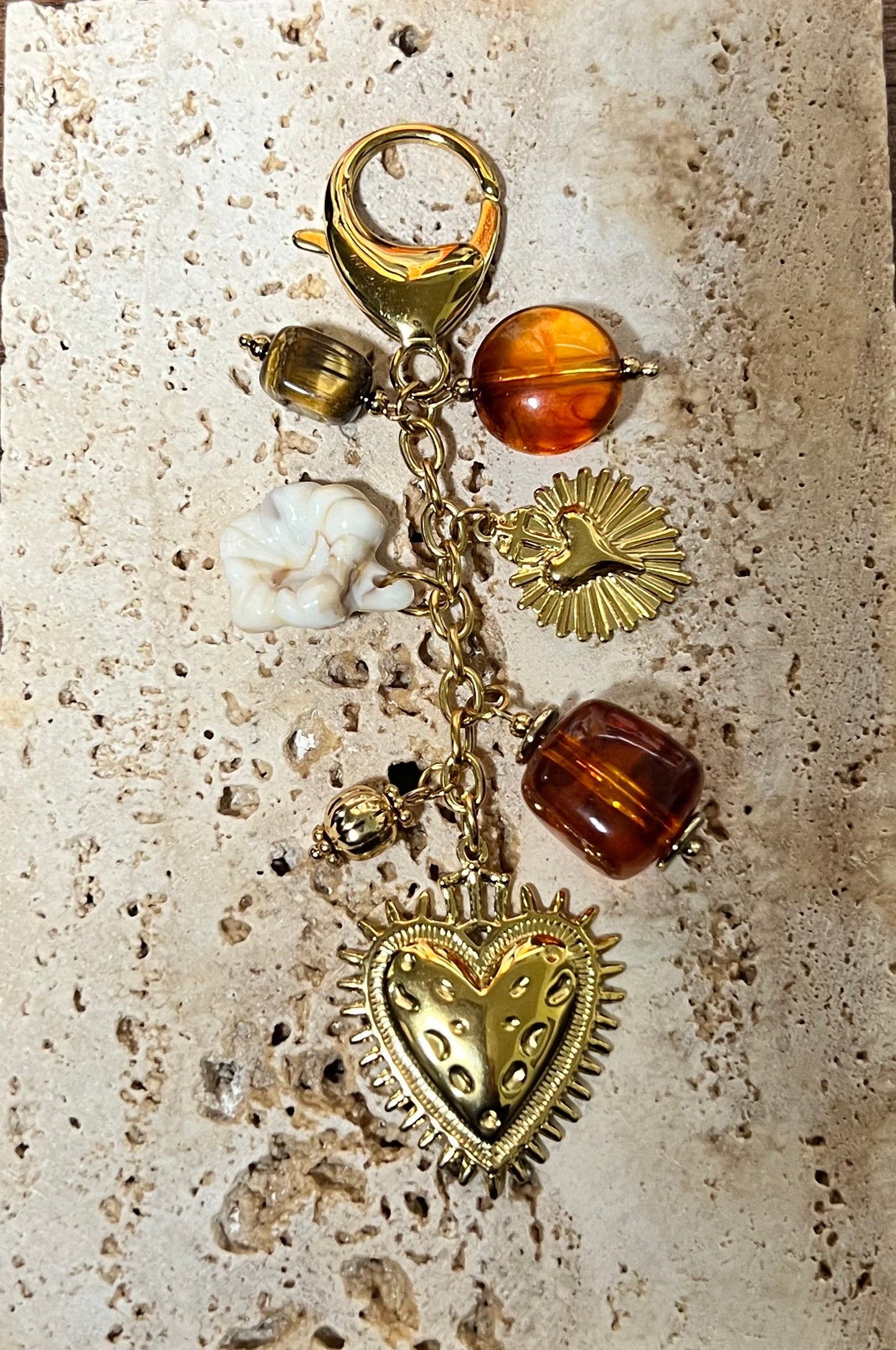 Sadé Bag Charm Key holder