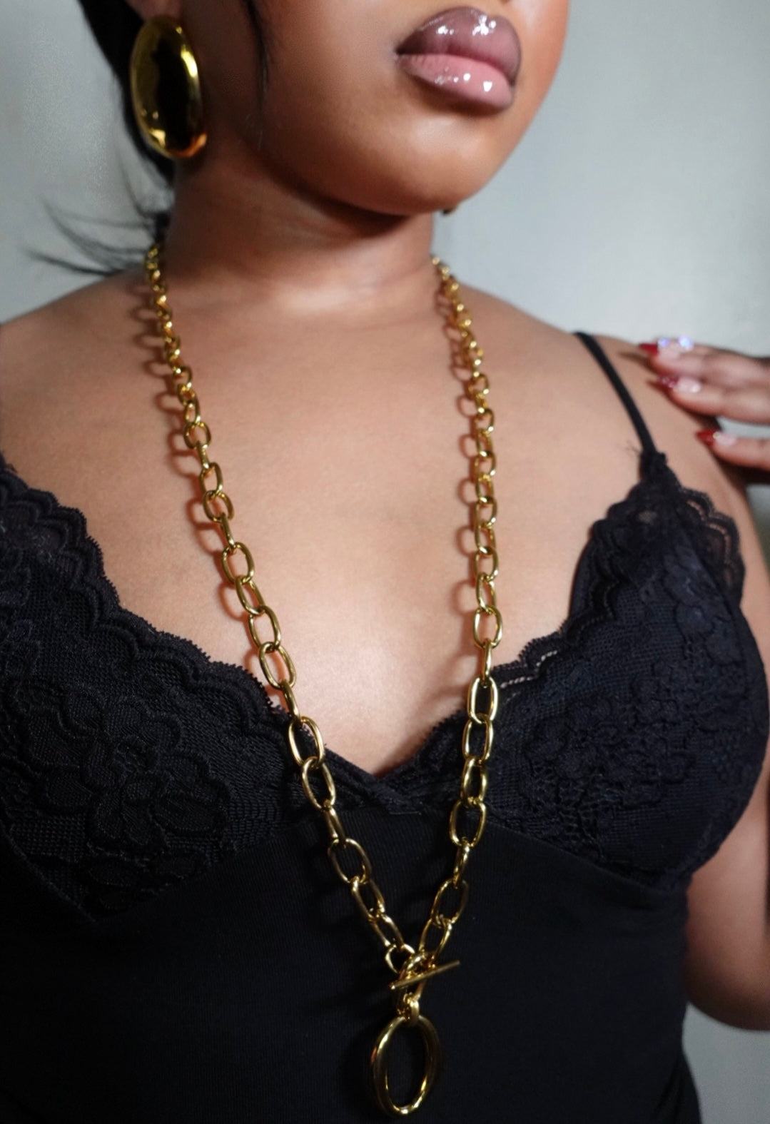 Noémie Statement Long Necklace