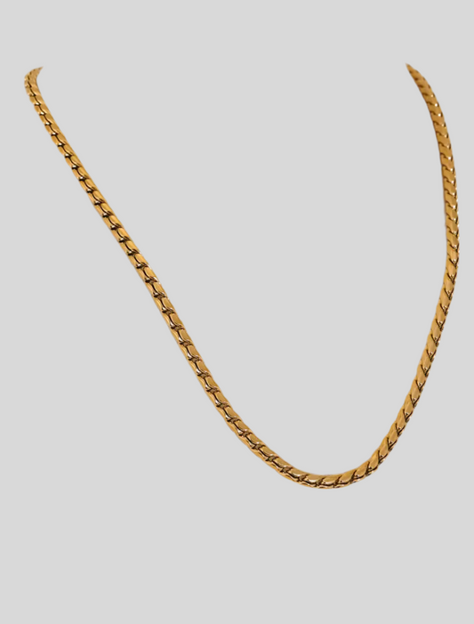 Kobby Gold Braided Men’s Necklace