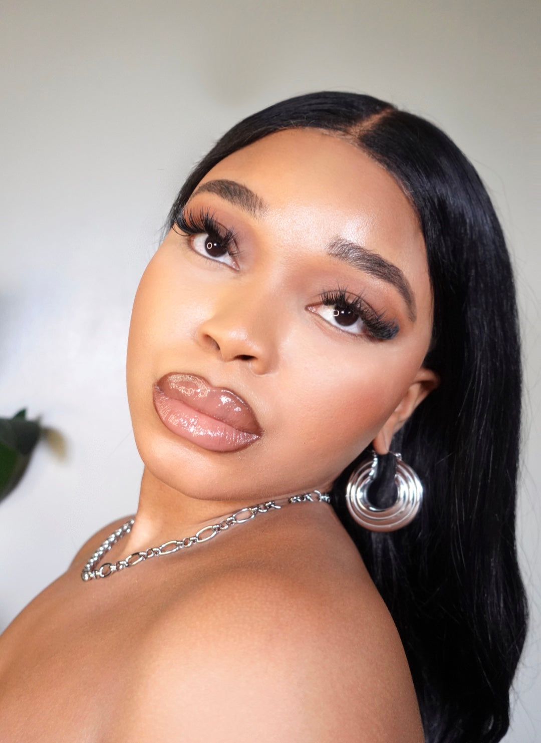 NYC Round Statement Hoop Earrings