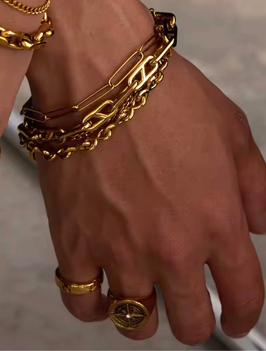 Zackriah Men’s Gold Bracelet