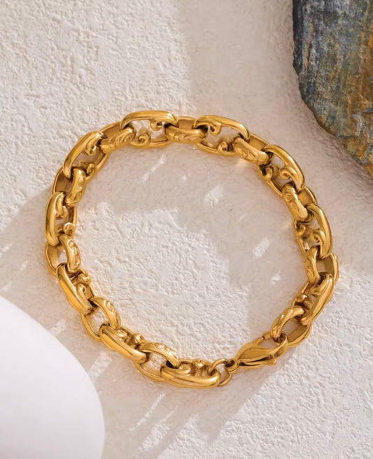 Ohene 18k Gold Hardware Men’s Bracelet