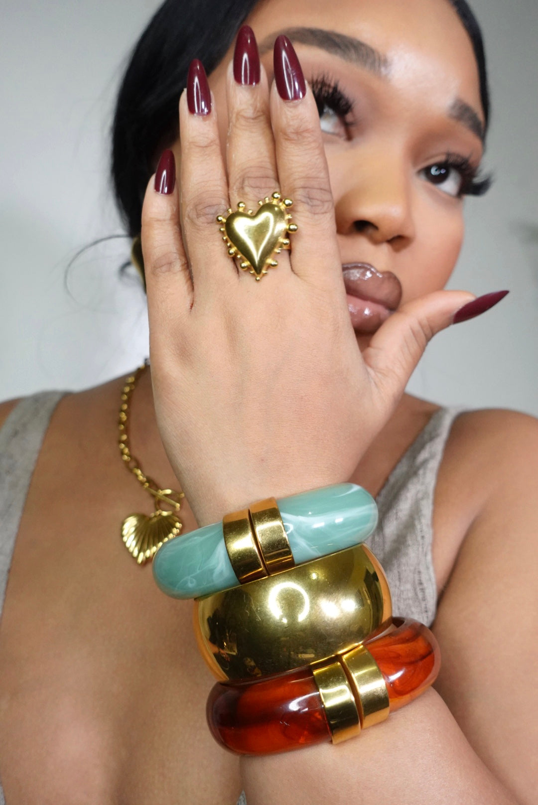 Beauty Heart Open Ring