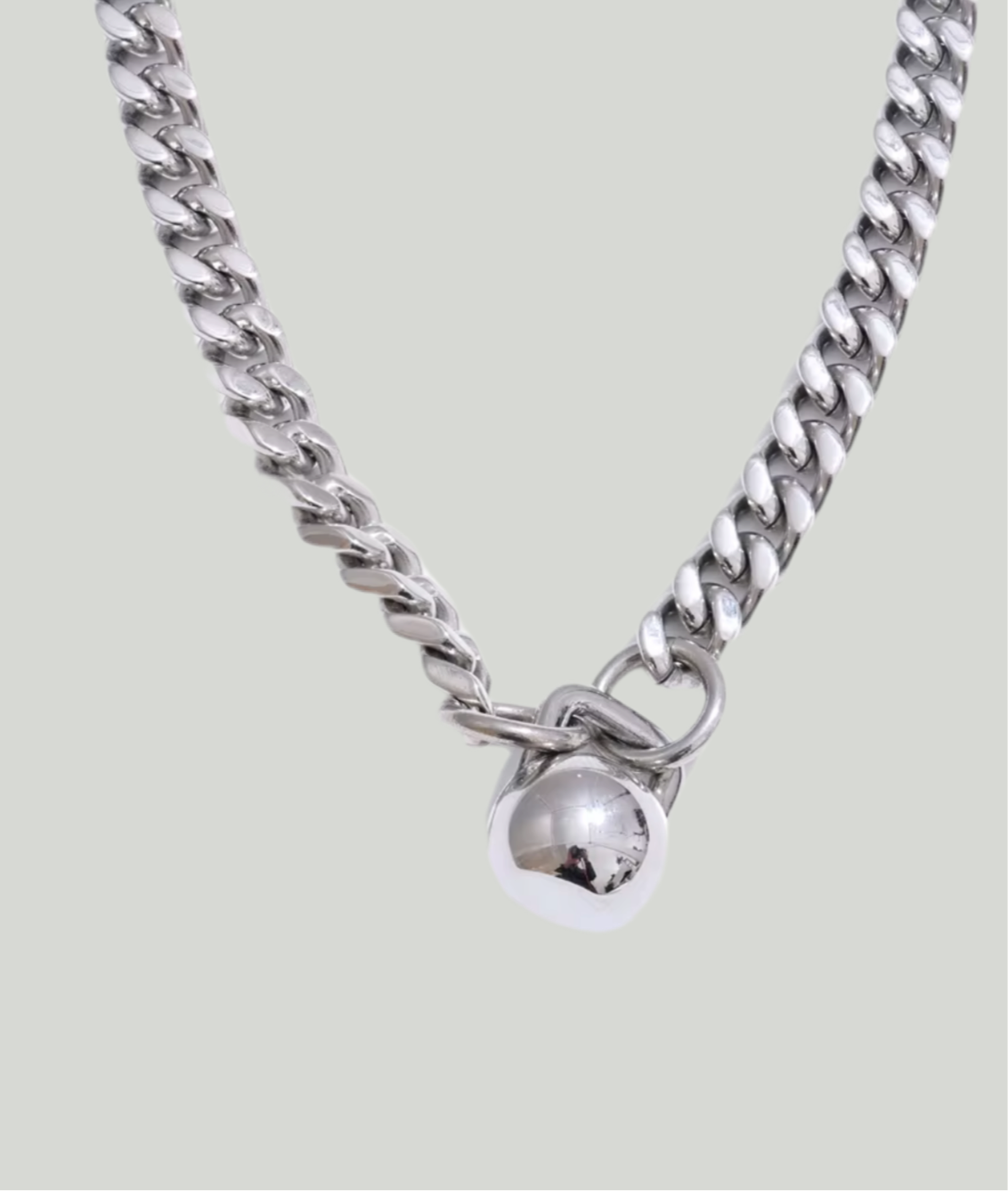 Luther Ball Pendant 10mm Hardware Miami Cuban Link Necklace