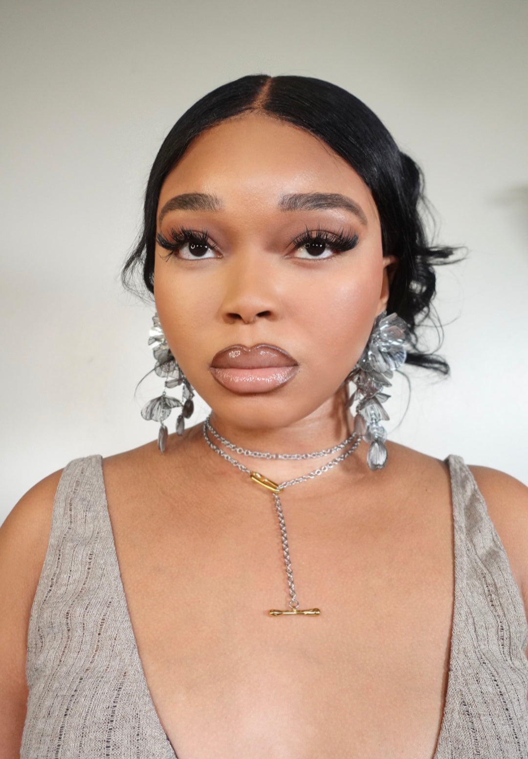 Efya Y Shape Long Dainty Necklace