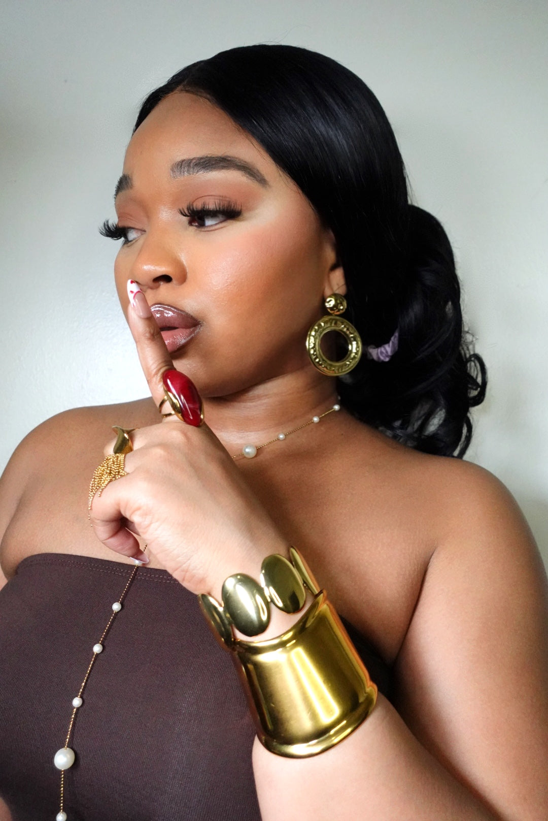 Samira Open Adjustable Statement Bracelet