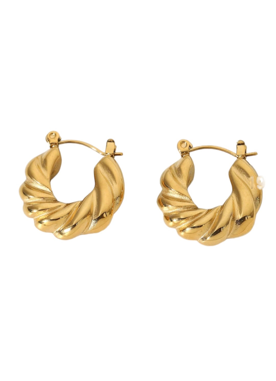 Muna Twist Hoop Earrings