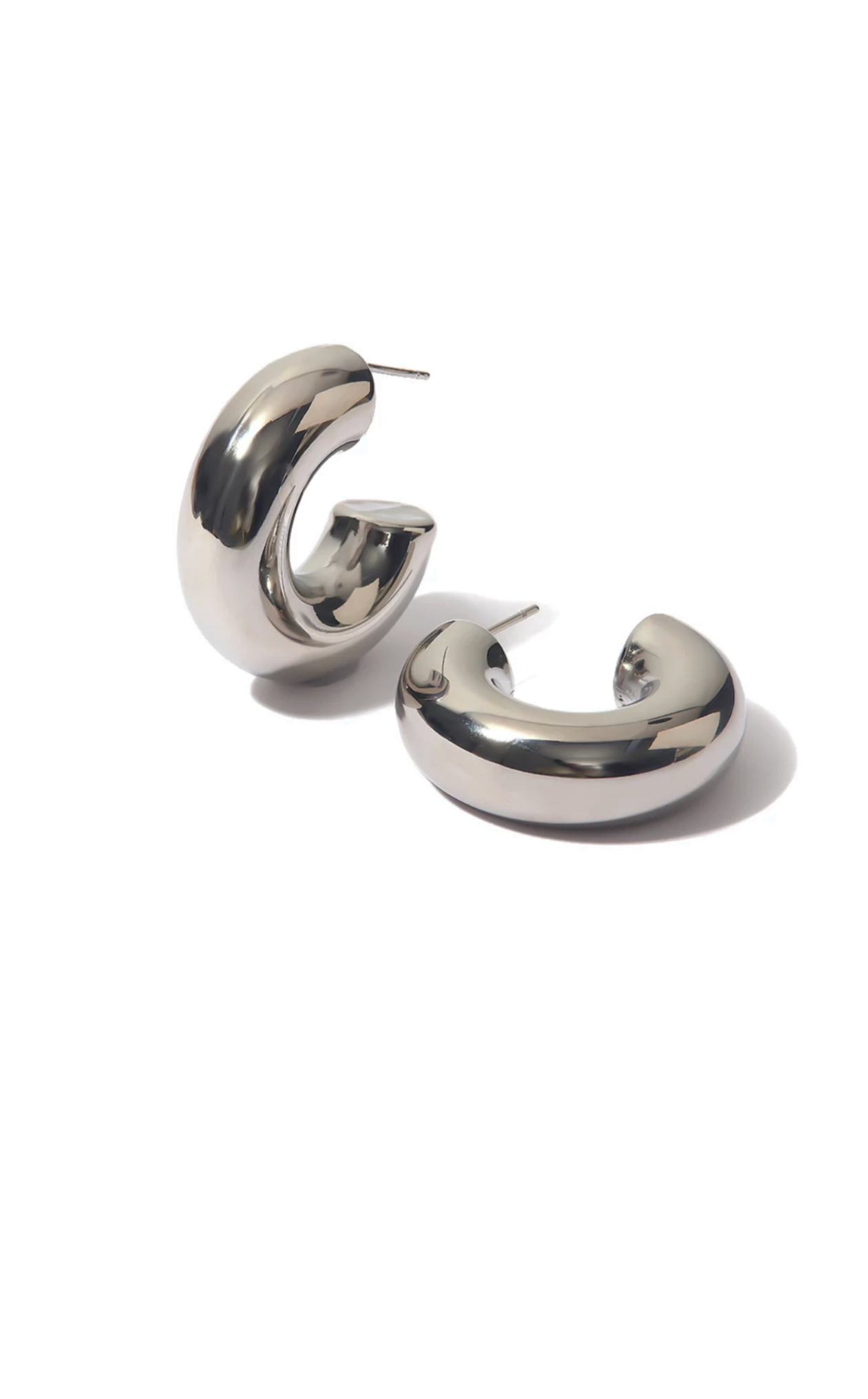Lune Chunky Hoop Earrings