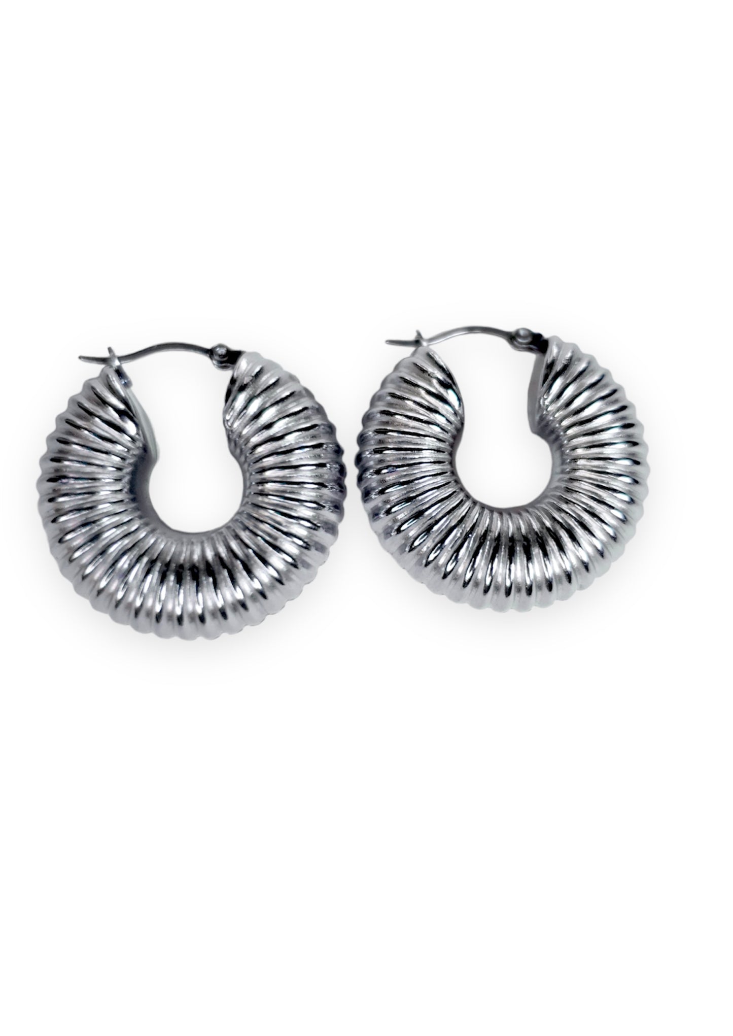 Joy Chunky Hoop Earrings