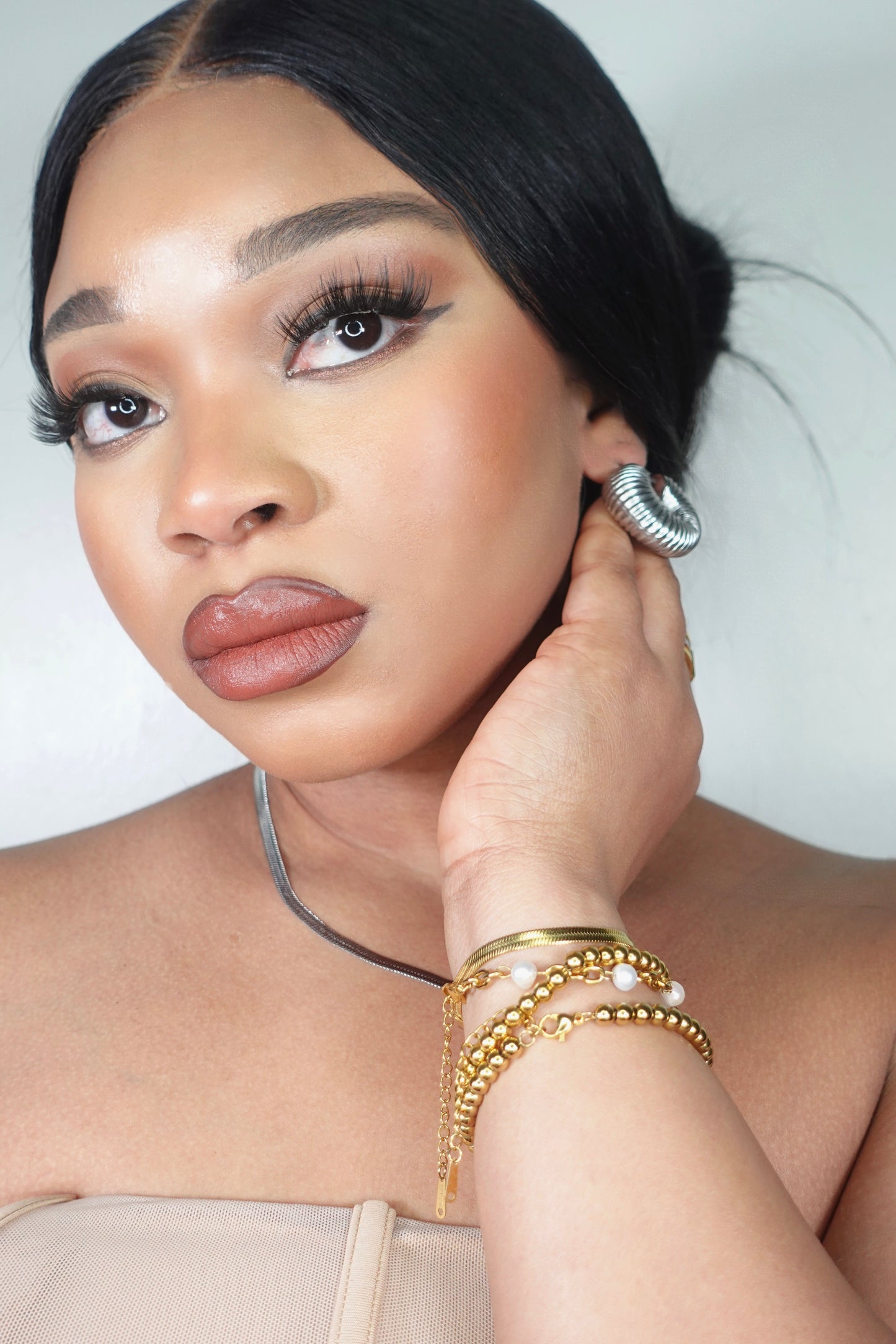 Joy Chunky Hoop Earrings