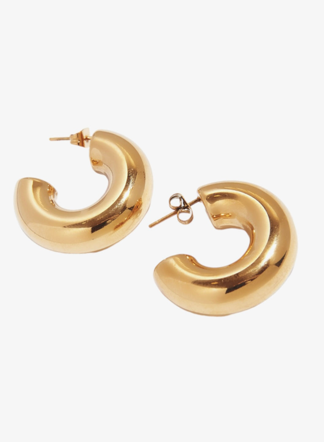Lune Chunky Hoop Earrings