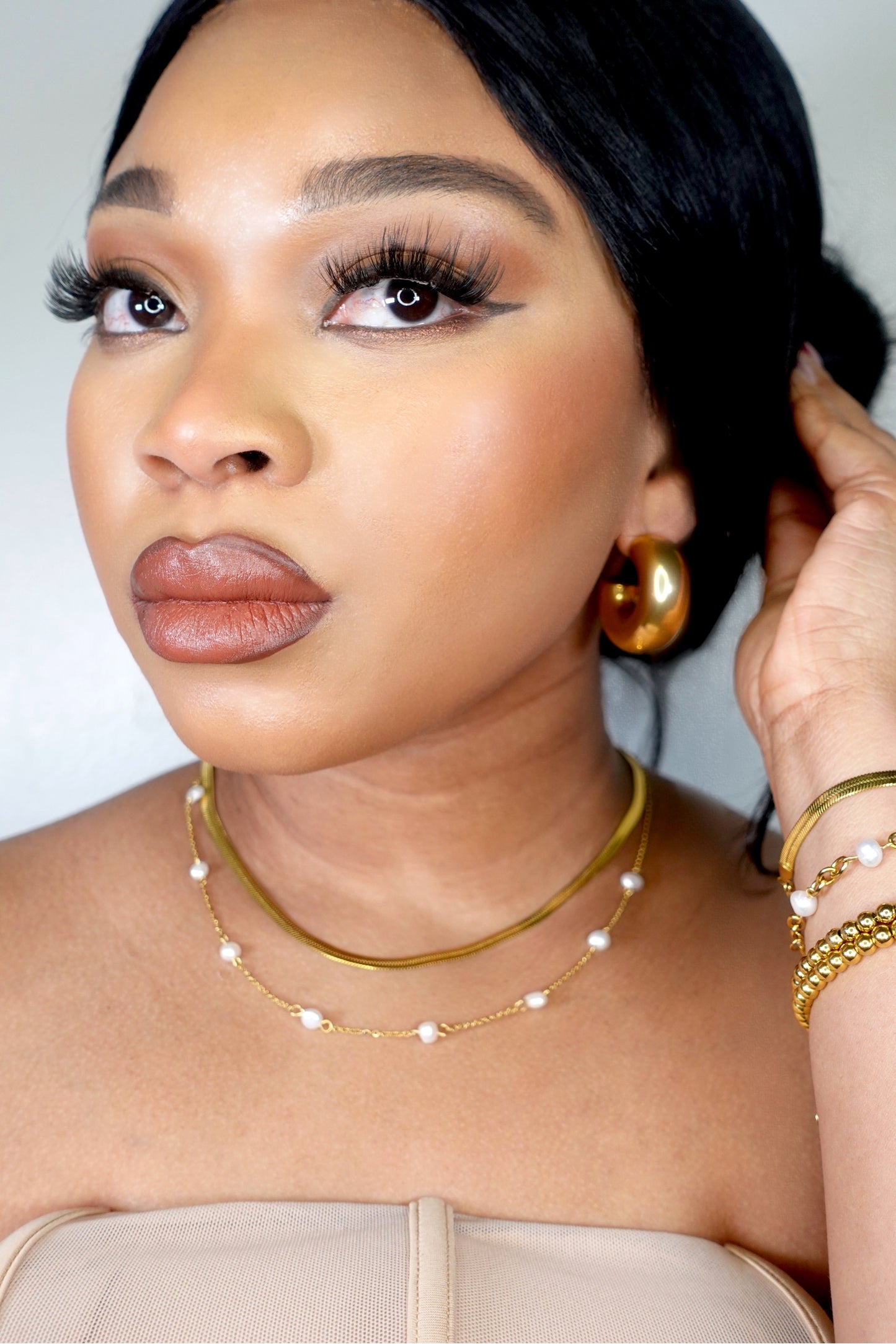 Lune Chunky Hoop Earrings