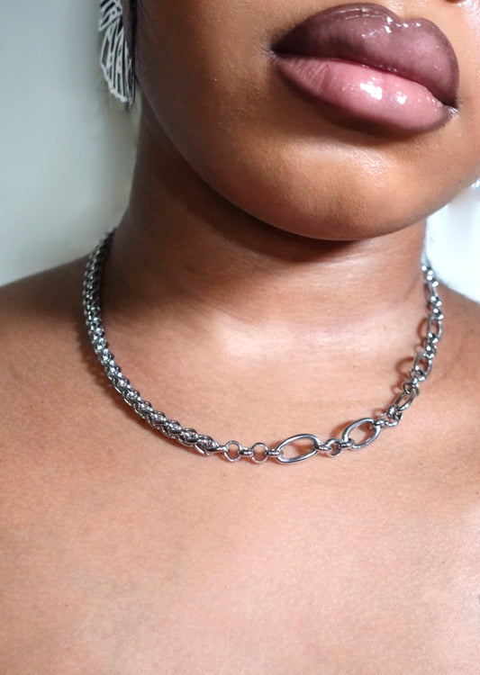 Zoé Chunky Collar Chain Link Necklace