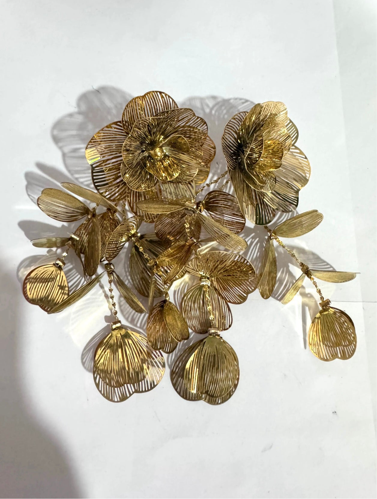 Karisma Floral Statement Drop Earrings
