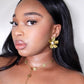 Princesa  Flower Bold Statement Earrings