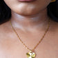 Thess Heart Pendant Dainty Necklace