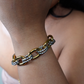 Flourish Mixed Metal Heavy Hardware Statement Bracelet