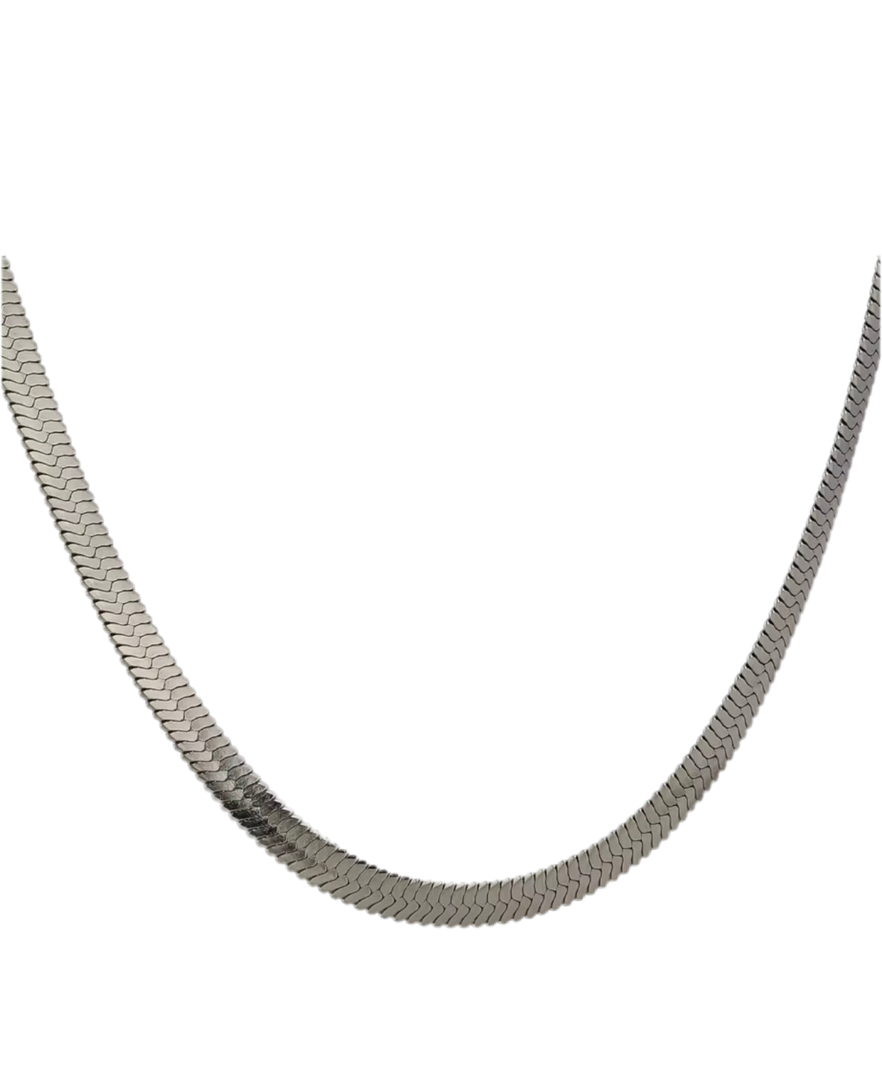 Evie 5mm Herringbone Snake Necklace