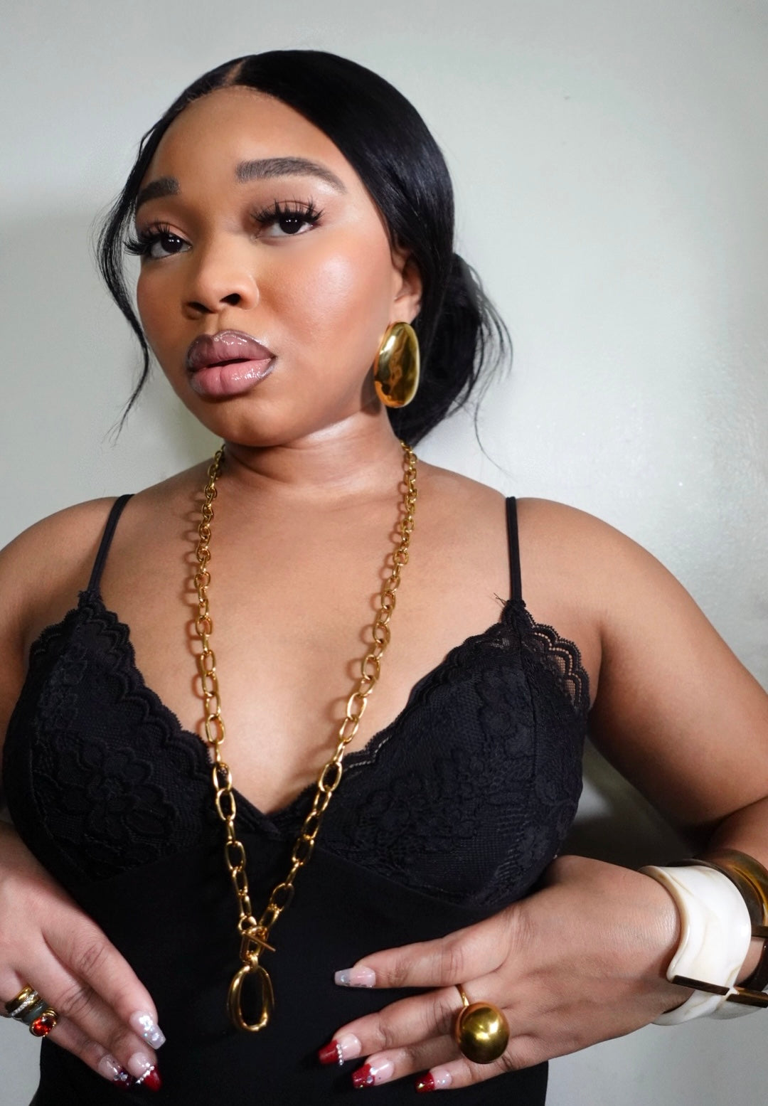 Noémie Statement Long Necklace