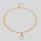 Aya Mixed Metal Hardware Statement Necklace