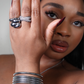 Richesse Stacked Flexible Statement Bangle Bracelet