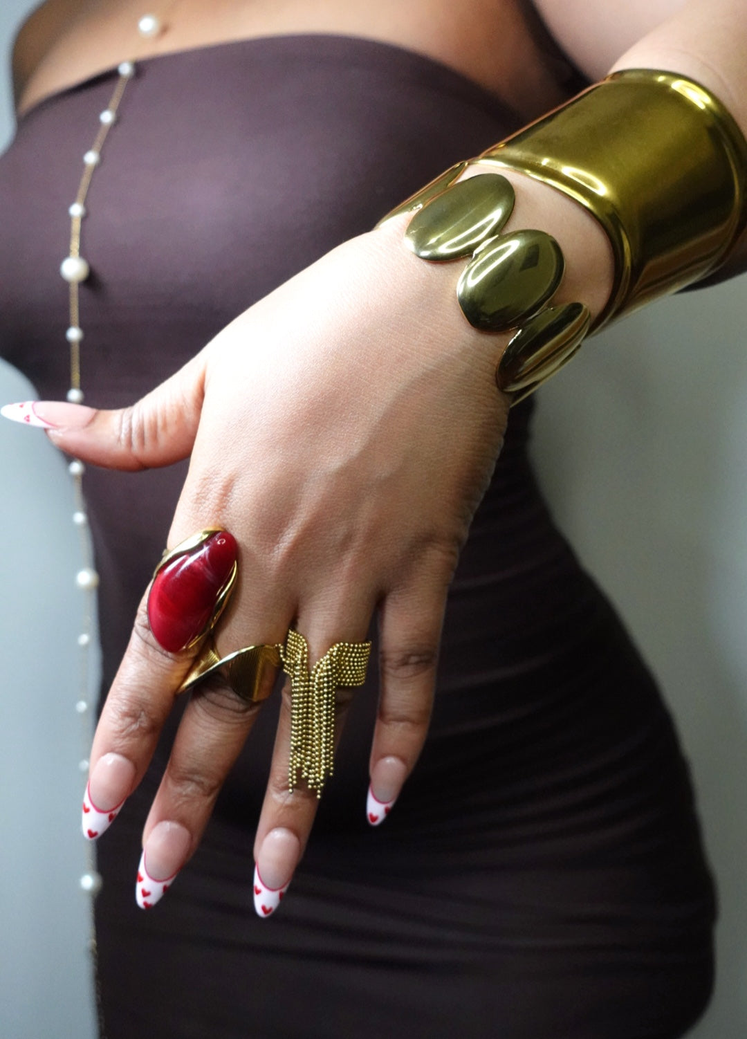 Samira Open Adjustable Statement Bracelet