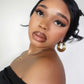 NYC Round Statement Hoop Earrings