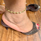 Nadia 16K Coffee Bean Chain Link Anklet
