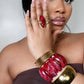 Konadu Resin Acetic Statement Bracelet