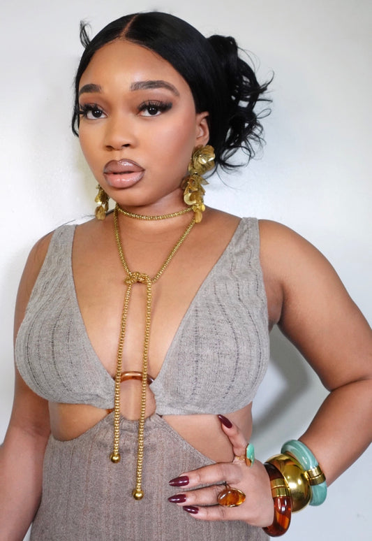 Ohemaa Long Statement Necklace