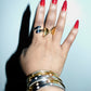 Osibɔ Irregular Geomatric Gold Ring