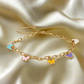 Maraj Papillon Charm Colorful Enamel Anklet