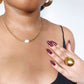 Aries Pearl Cuban Link Necklace