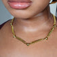 Adore Heart Charm 6mm Cuban Link Necklace