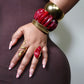 Konadu Resin Acetic Statement Bracelet