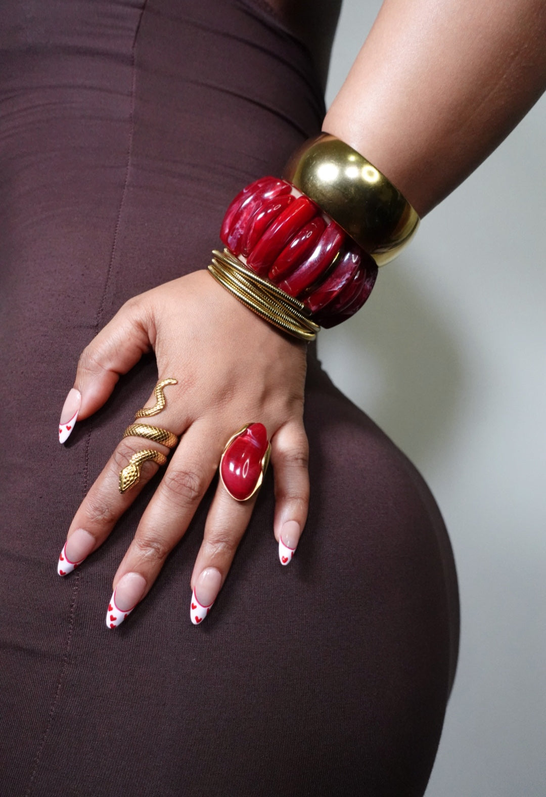 Konadu Resin Acetic Statement Bracelet