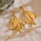 Luna Flower Statement Earrings