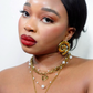 Sankɔfa Spiral Statement Earrings