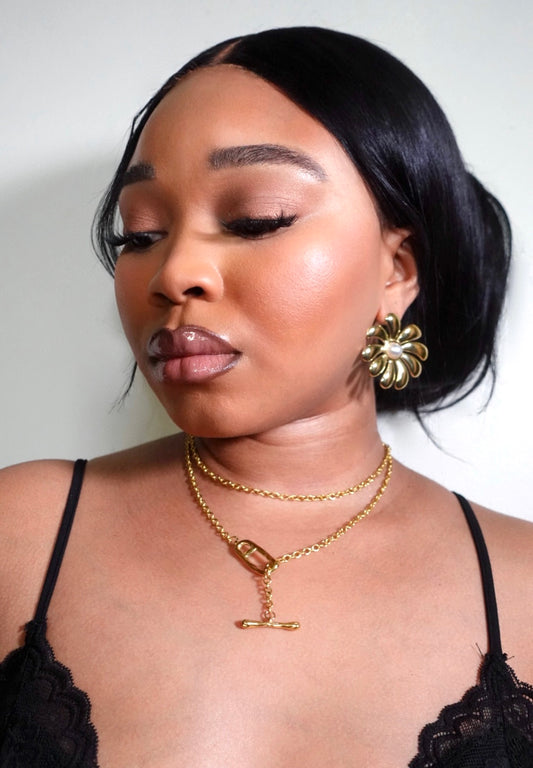 Rita Flower Statement Earrings