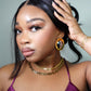 Rosa Two Tone  Earrings
