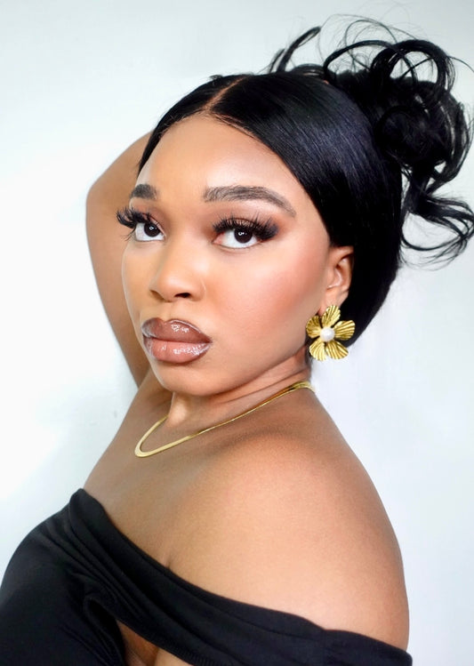 Princesa  Flower Bold Statement Earrings