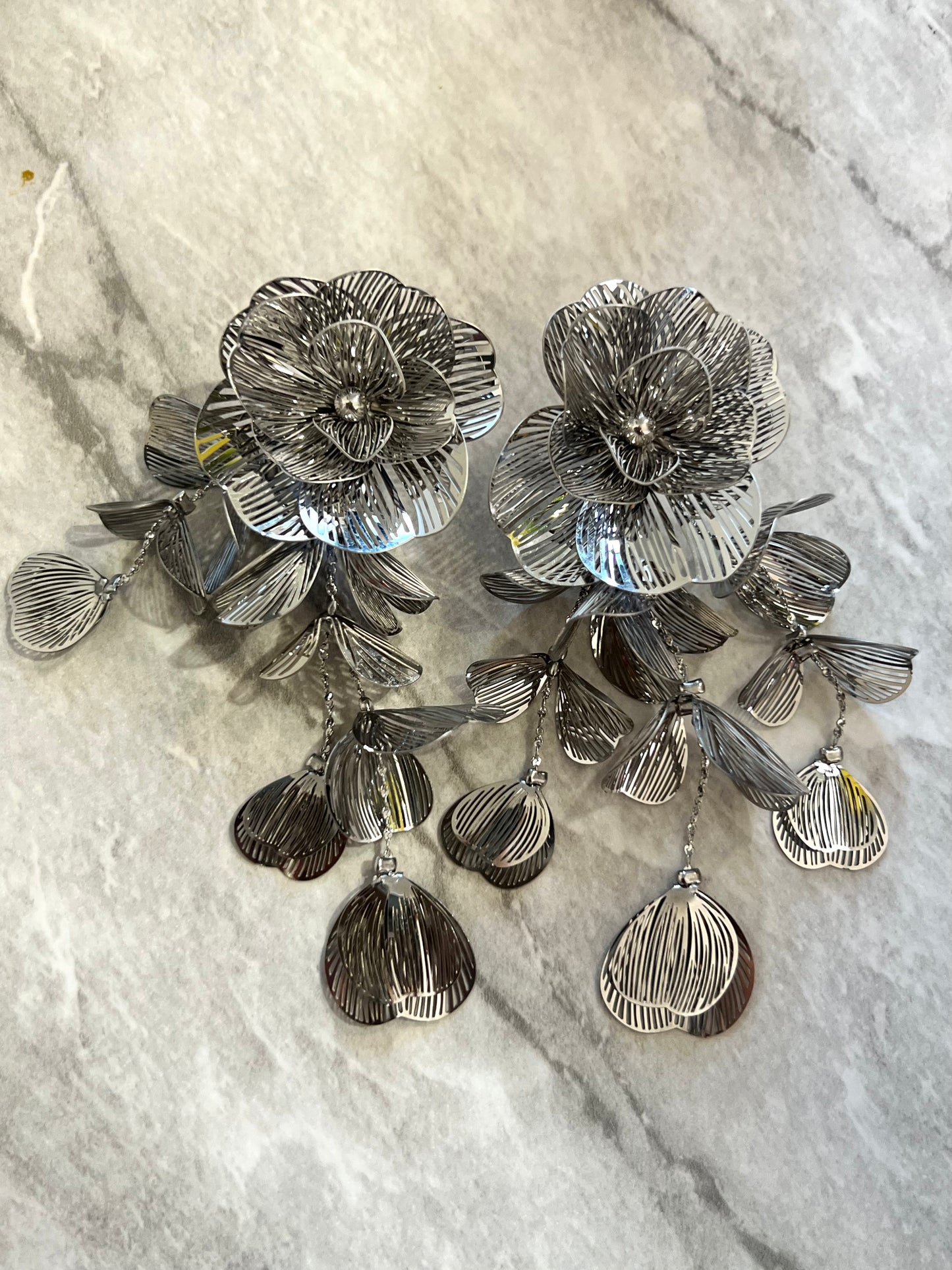 Karisma Floral Statement Drop Earrings