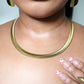 Diana Fishtail Herringbone 8mm Chunky Snake Necklace