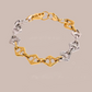 Praise Unisex Mixed Tone Metal Bracelet