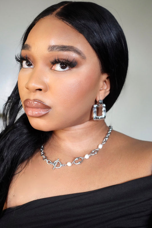 Eboni Fresh Water Pearl OT Necklace