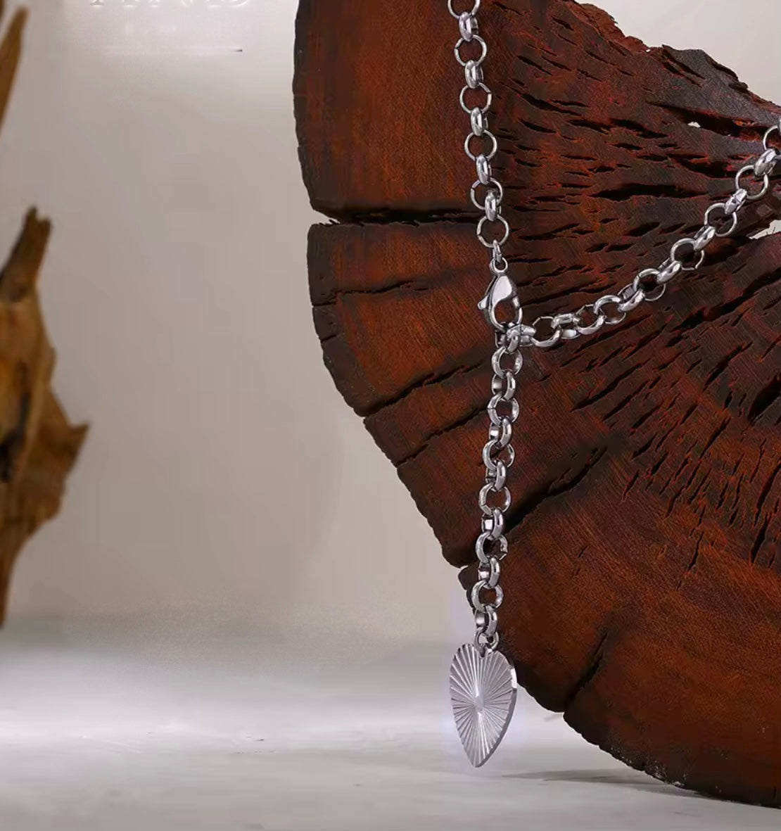 Imani Y Shape Heart Pendant Necklace