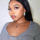 Kianna Oval Stripped Earrings