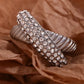 May Cubic Zirconia Cross Ring